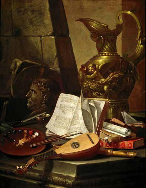 Cristoforo Munari Allegoria delle arti France oil painting art